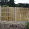 Round Top Hit & Miss panels in Concrete Posts - Ballyboughal